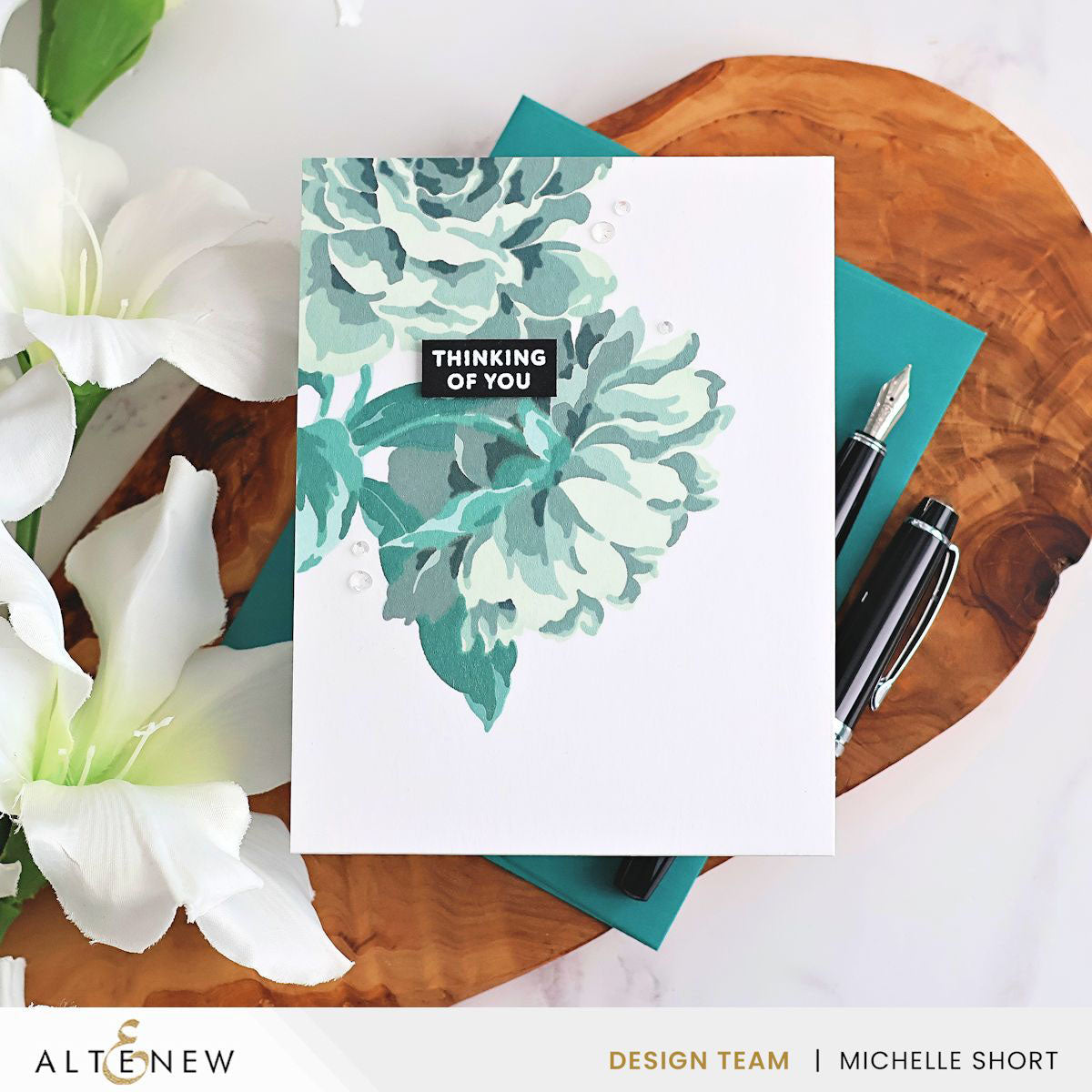 Altenew Stencil Art: Majestic Roses Layering Stencil Set