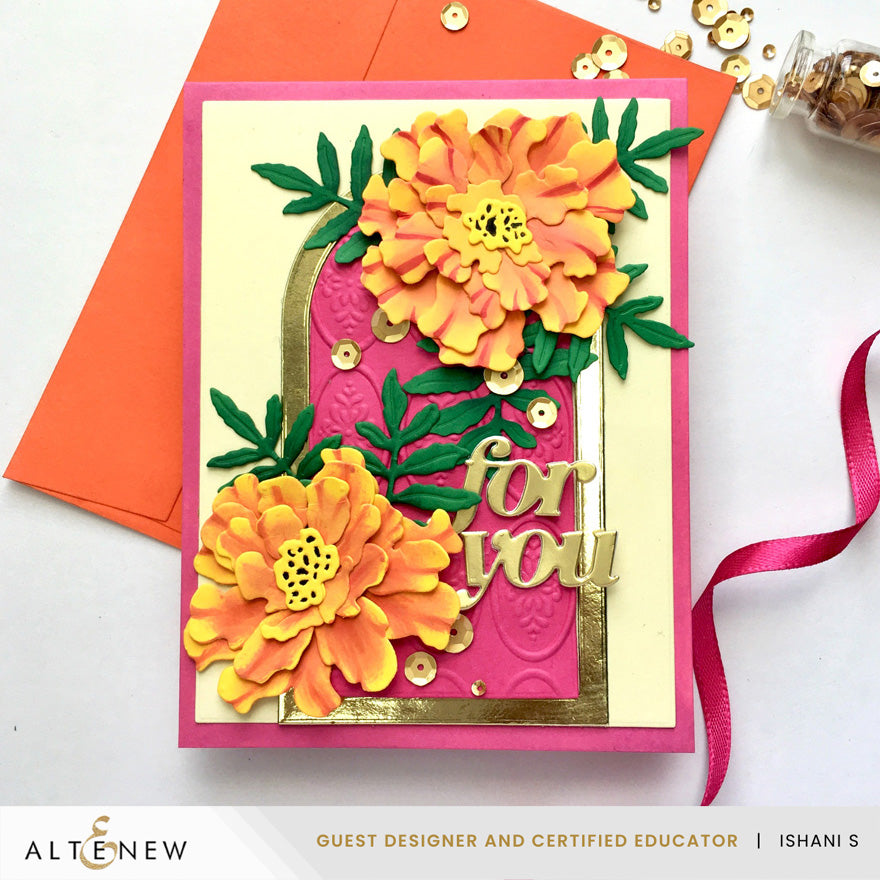 Altenew Craft-A-Flower: Marigold Layering Die Set