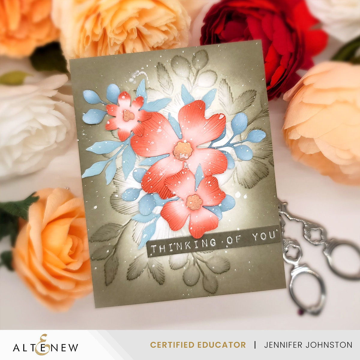 Altenew Craft Your Life Project Kit: Stitched With Love & Add-On Die Bundle