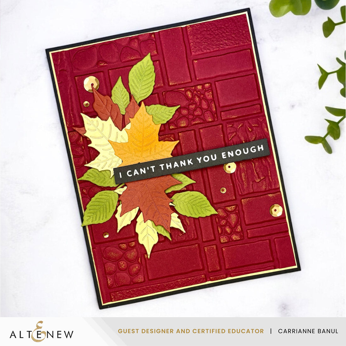 Altenew Textured Tiles 3D Embossing Folder