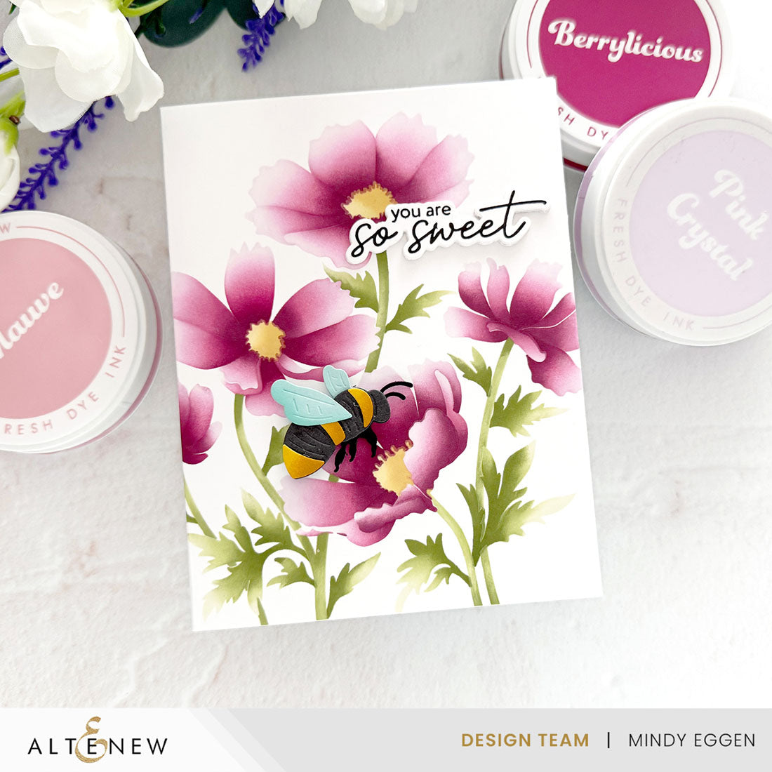 Altenew Dancing Cosmos - Embossing Folder