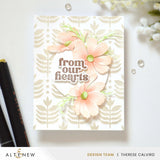 Altenew Deco Leaves Background Stencil