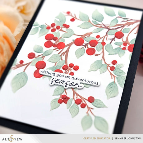 Altenew Sleigh Ride Greetings - Complete Bundle (Stamp and Die)