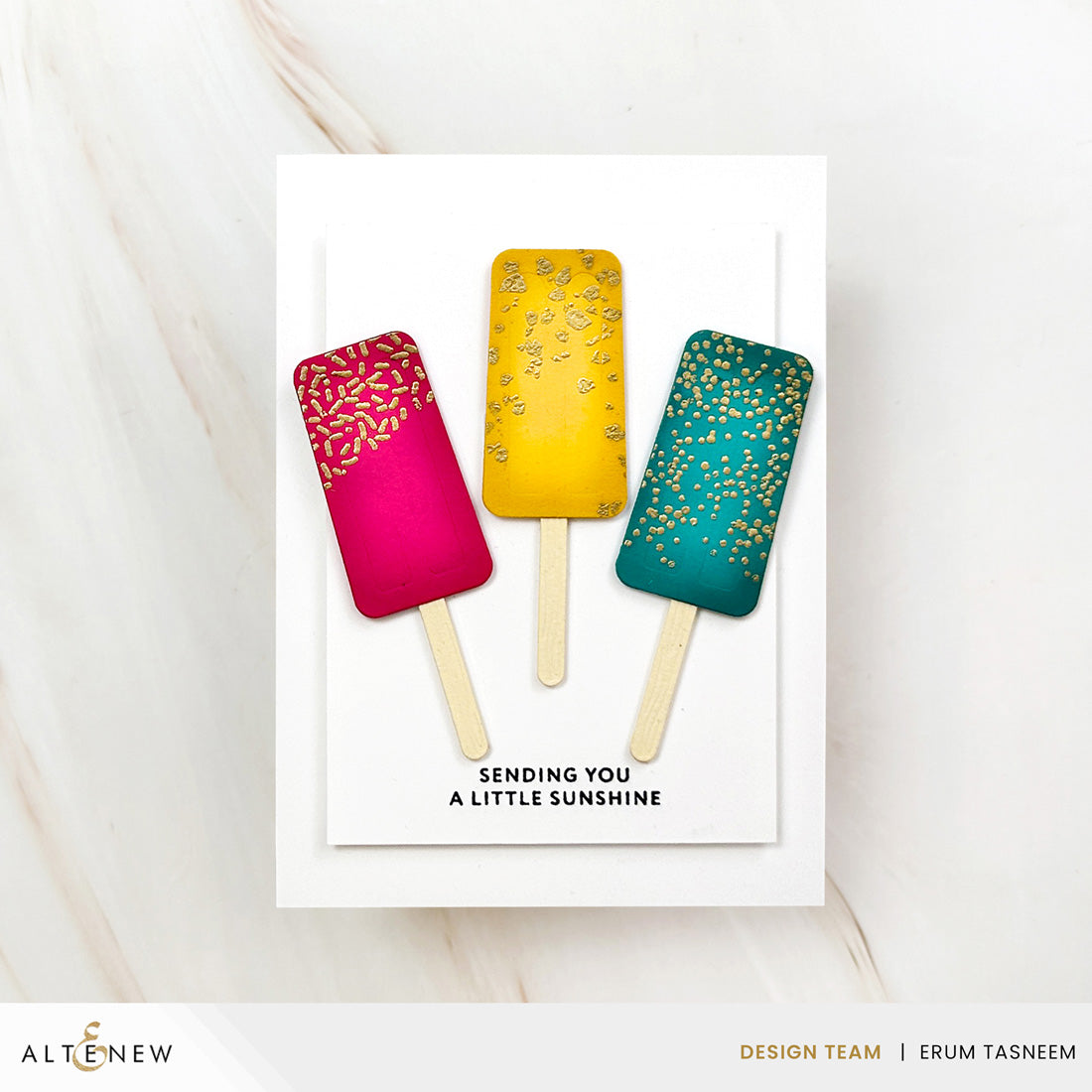 Altenew Mini Delight: Sweet Popsicles Stamp & Die Set - ALT11510BN