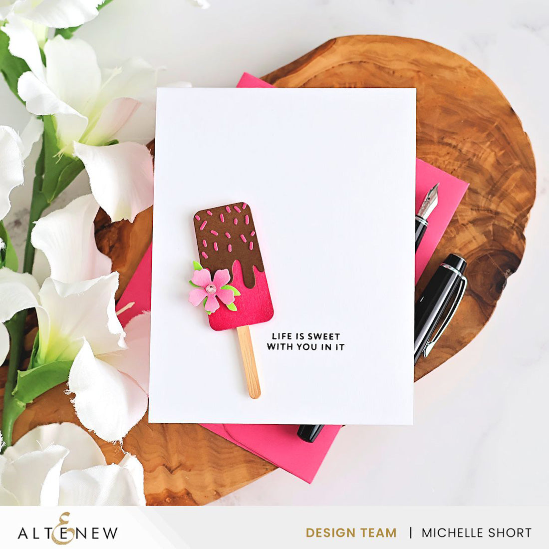 Altenew Mini Delight: Sweet Popsicles Stamp & Die Set - ALT11510BN