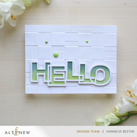 Altenew Paper Rhythm 3D Embossing Folder