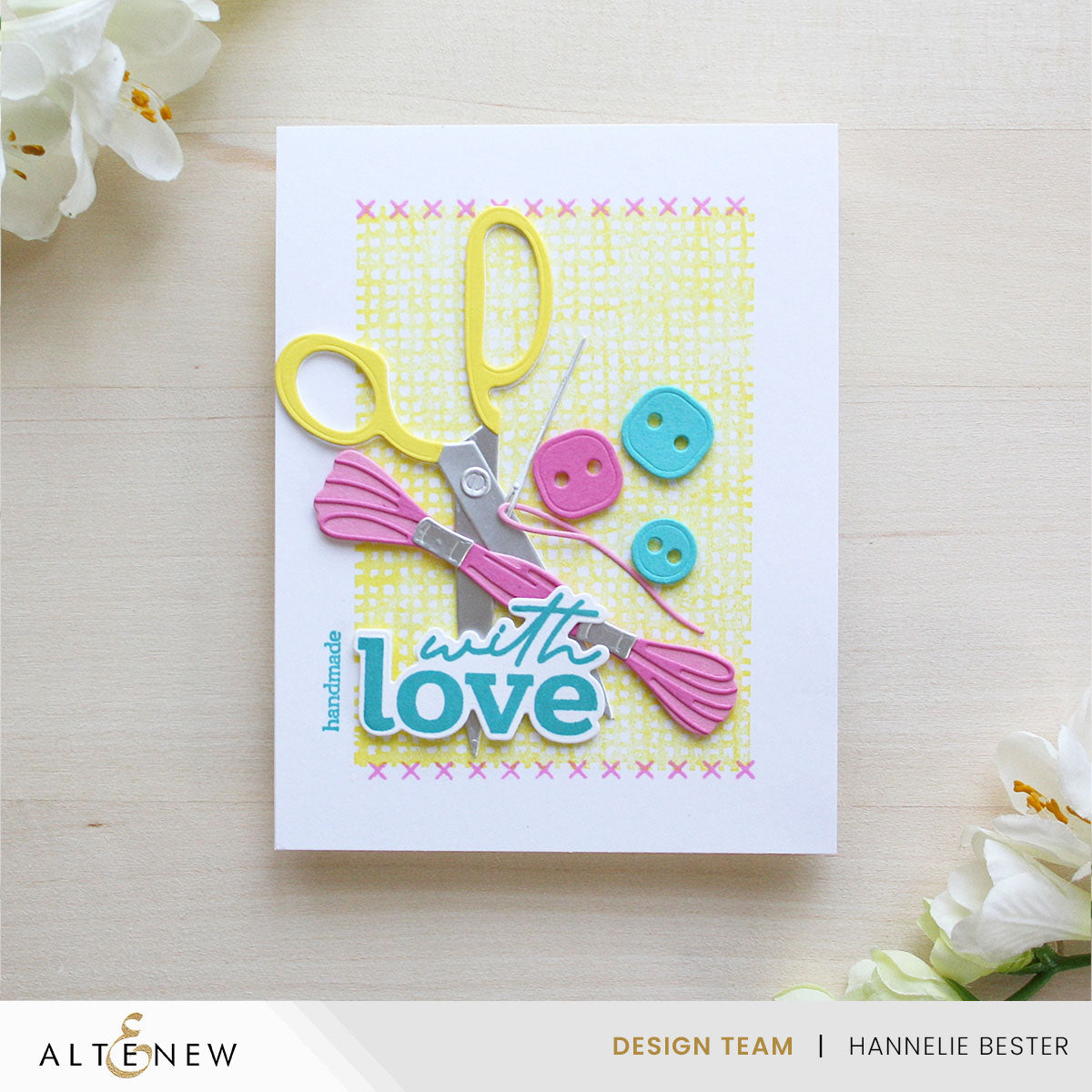 Altenew Craft Your Life Project Kit: Stitched With Love & Add-On Die Bundle