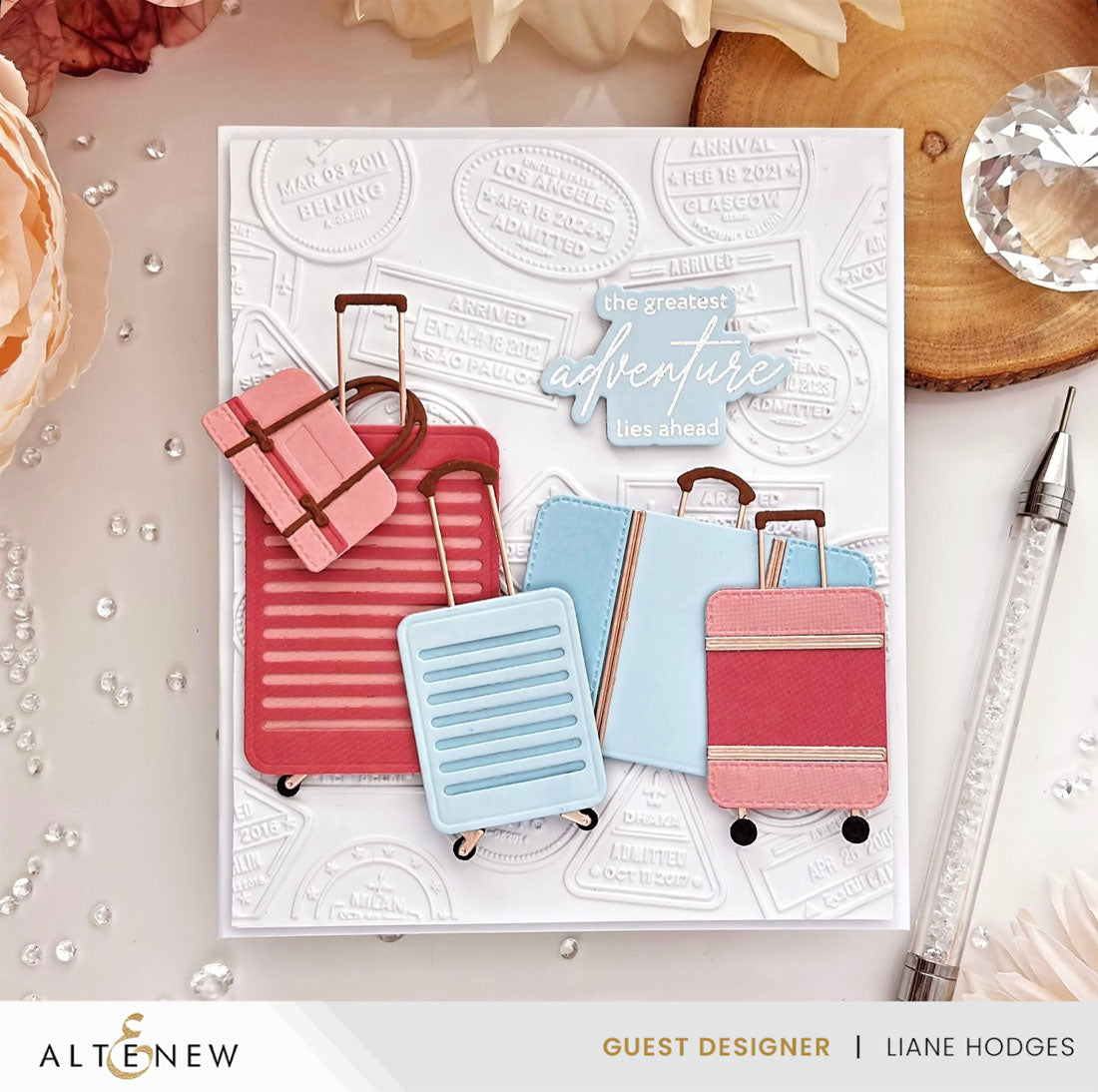Altenew Wanderlust 3D Embossing Folder