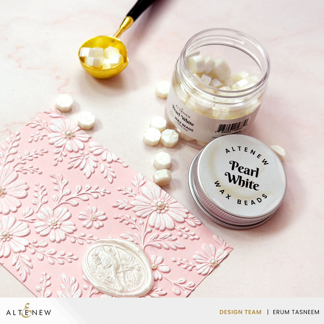 Altenew Pearl White Wax Beads