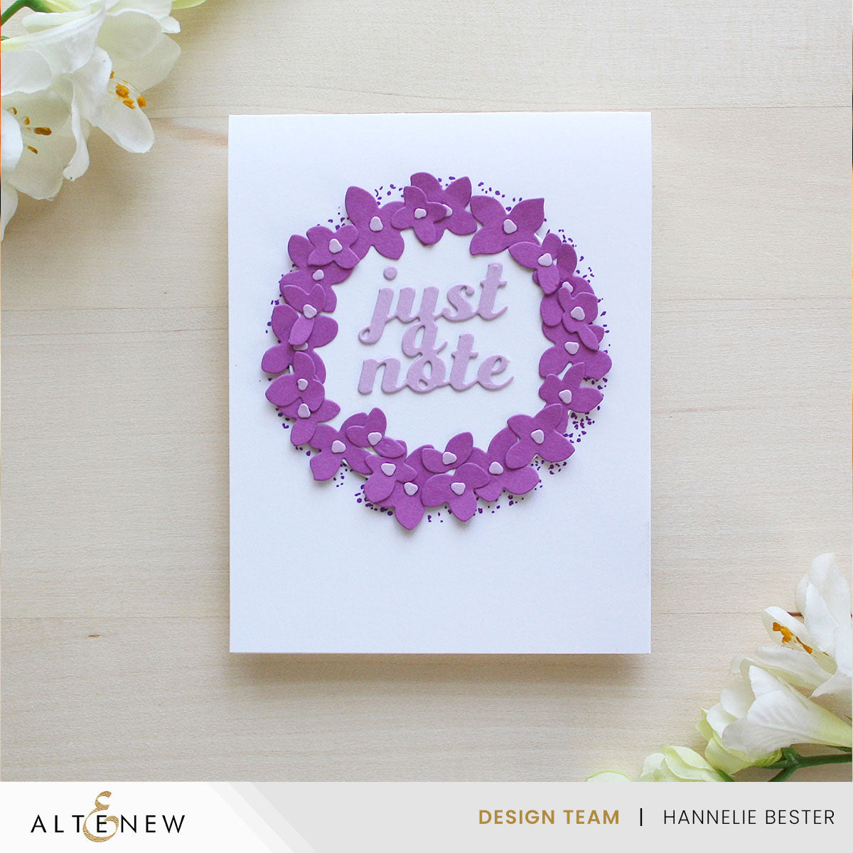 Altenew Pop-It-Up: Blooming Hydrangea Stamp & Die Set