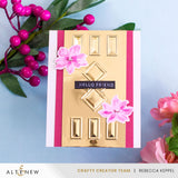 Altenew Mini Sentiments 3D Embossing folder