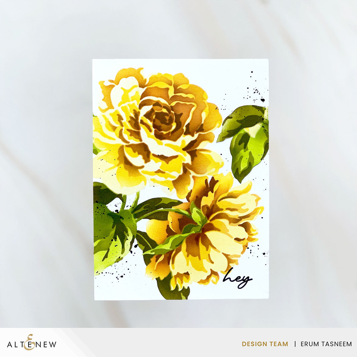 Altenew Stencil Art: Majestic Roses Layering Stencil Set