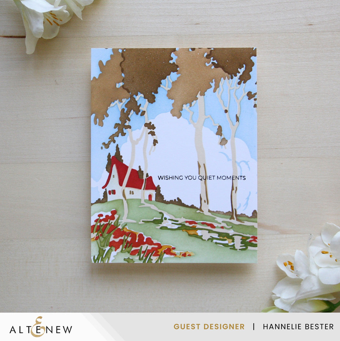 Altenew Stencil Art: Where Nature Meets Home Layering Stencil Set (6 in 1)