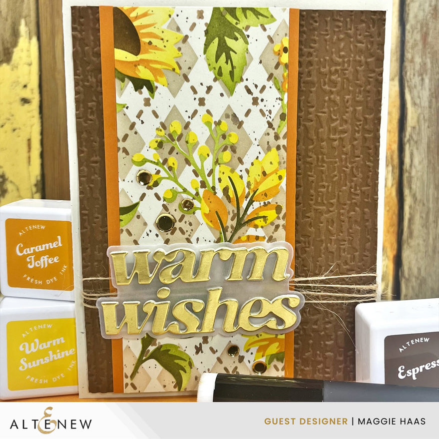 Altenew Warm & Cozy Sentiments Die Set
