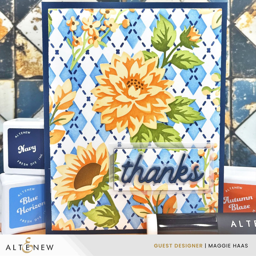 Altenew Warm & Cozy Sentiments Die Set