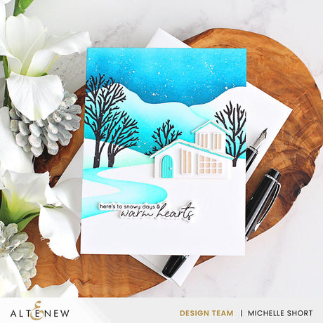 Altenew Sleigh Ride Greetings - Complete Bundle (Stamp and Die)