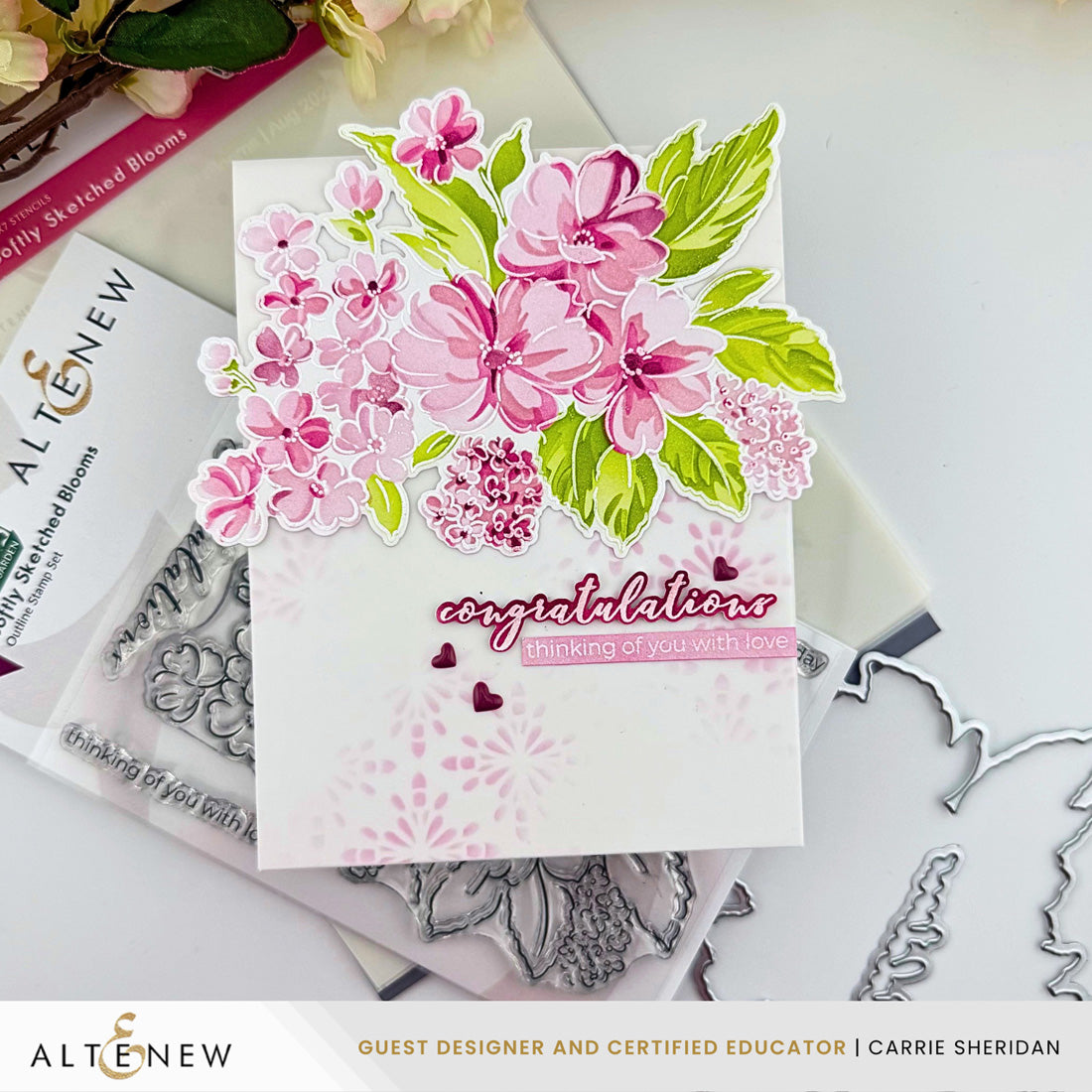 Altenew Build-A-Garden: Softly Sketched Blooms - ALT11507BN