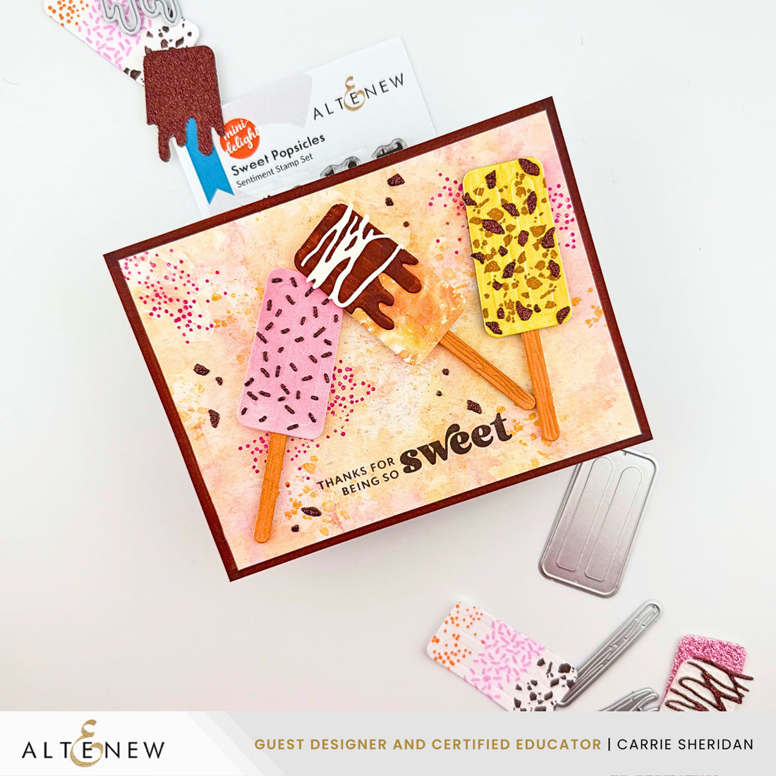 Altenew Mini Delight: Sweet Popsicles Stamp & Die Set - ALT11510BN