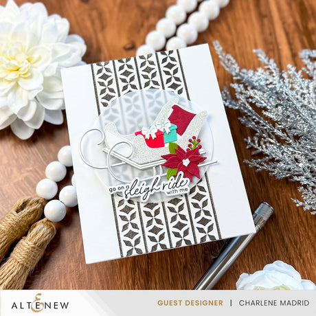 Altenew Sleigh Ride Greetings - Complete Bundle (Stamp and Die)