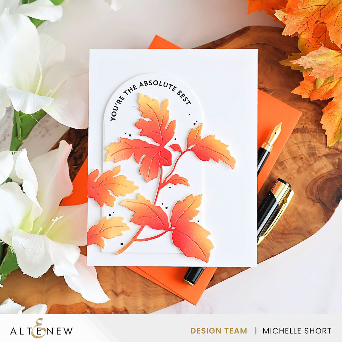 Altenew Twin Leaves Sprays Die Set