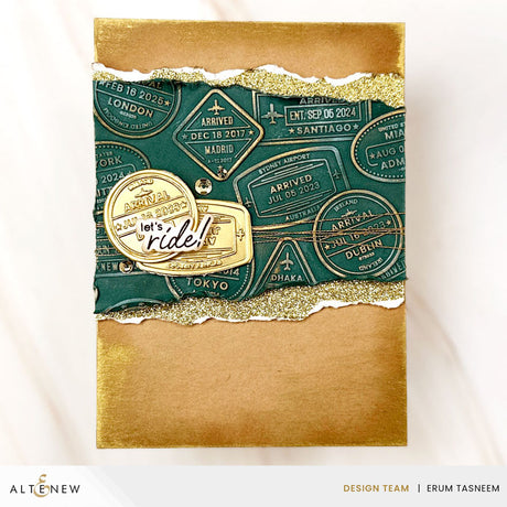 Altenew Sleigh Ride Greetings - Complete Bundle (Stamp and Die)