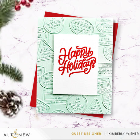 Altenew Wanderlust 3D Embossing Folder