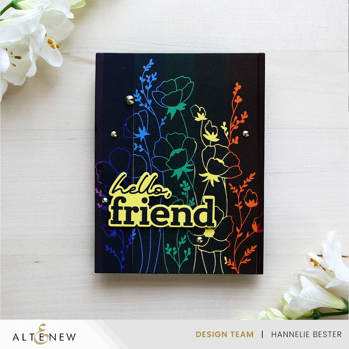 Altenew Wildflower Whispers Press Plate