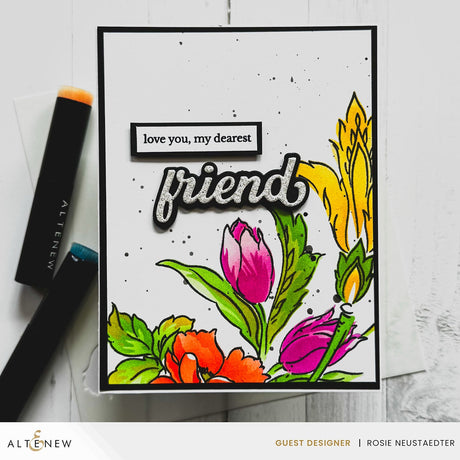 Altenew Build-A-Garden: Flourished Flora & Add-On Die Bundle