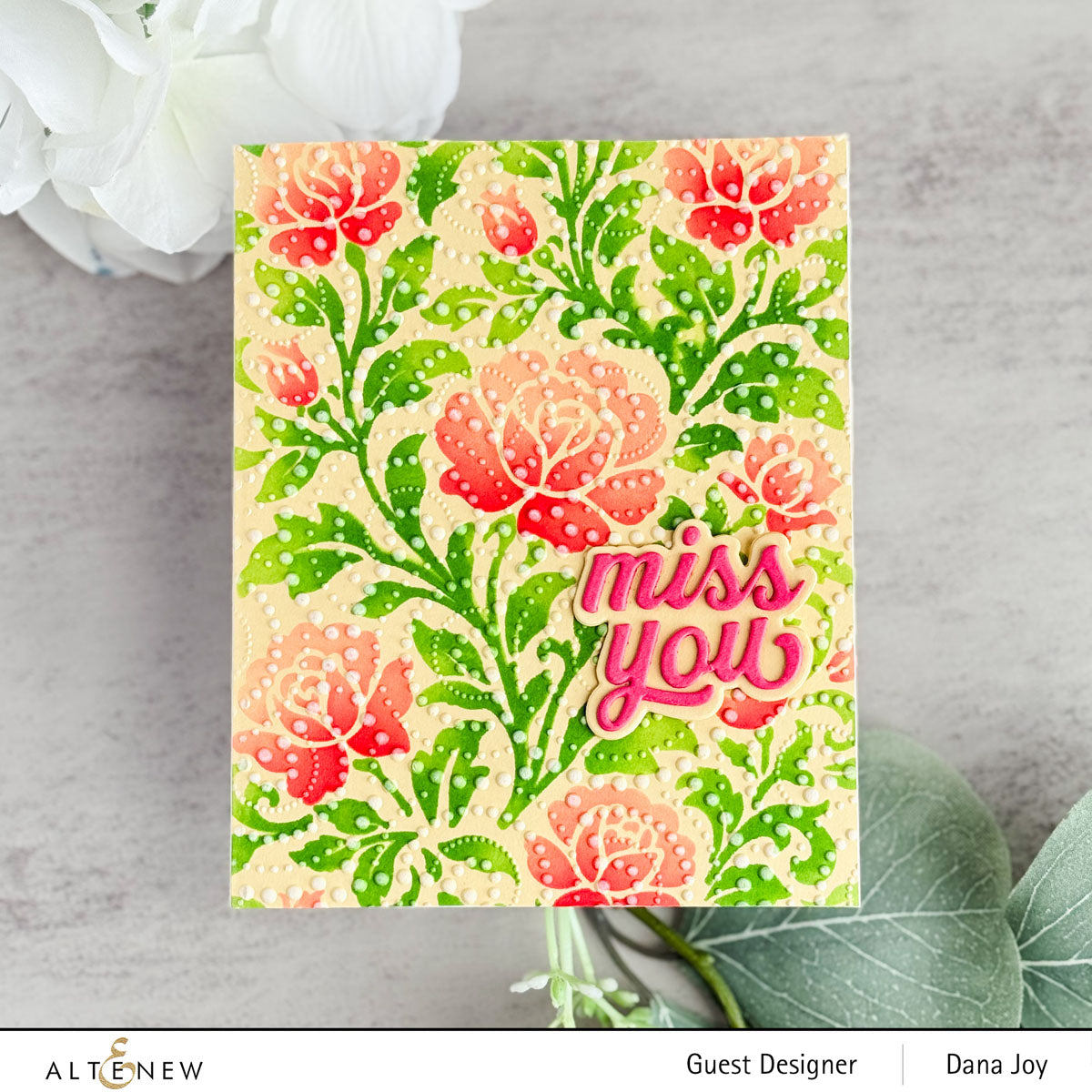 Altenew Chateau Blooms Stencil Set (2 in 1)