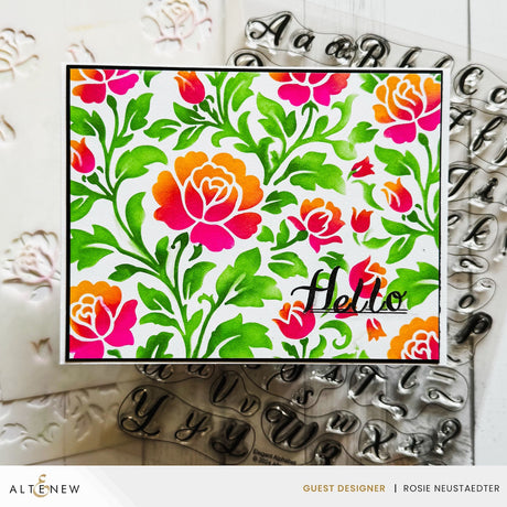 Altenew Chateau Blooms Stencil Set (2 in 1)