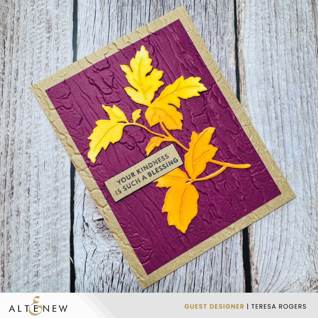 Altenew Twin Leaves Sprays Die Set