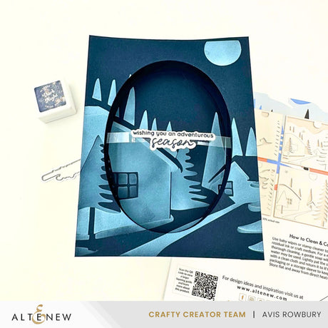 Altenew Sleigh Ride Greetings - Complete Bundle (Stamp and Die)