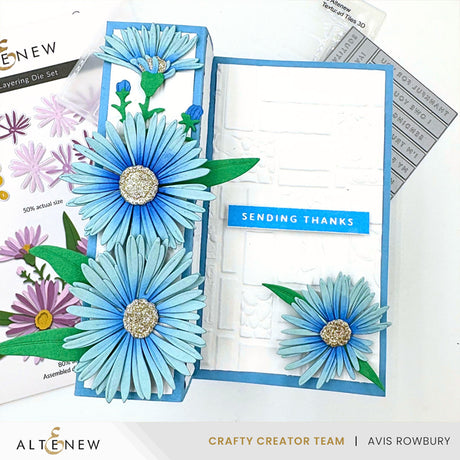 Altenew Textured Tiles 3D Embossing Folder