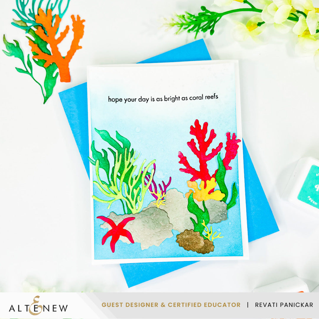 Altenew Creative Cuts: Zero-Waste Beneath the Blue Die Set