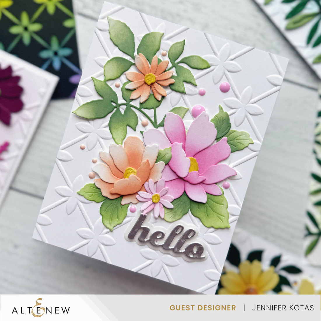 Altenew Petal Palooza 3D Embossing Folder