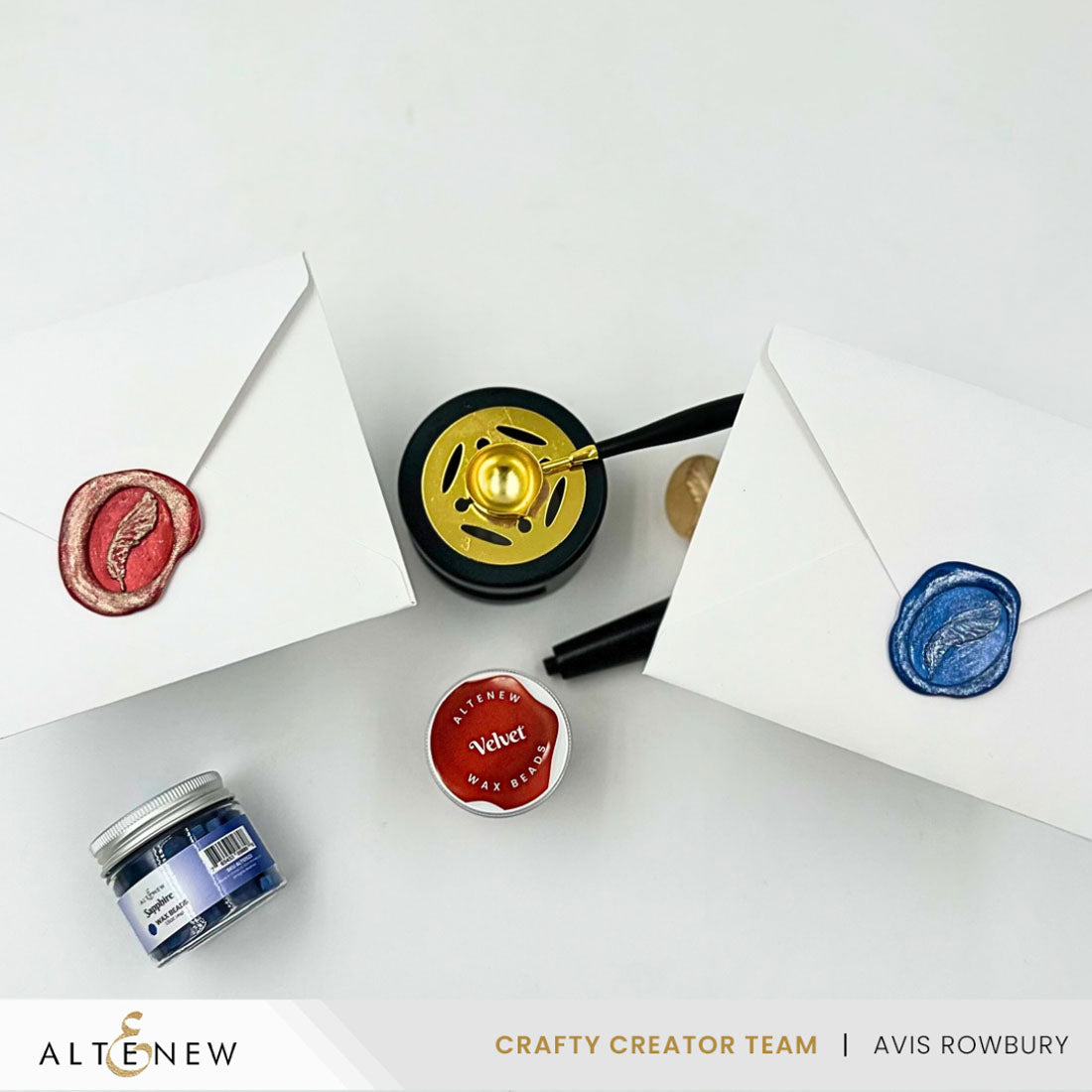 Altenew Graceful Feather Wax Seal Stamp