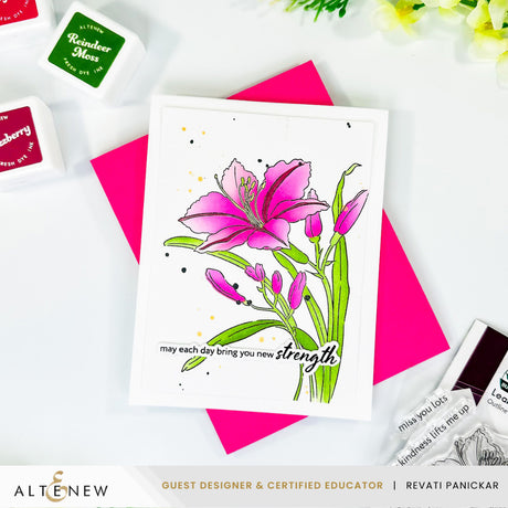 Altenew Build-A-Garden: Leaning Lily