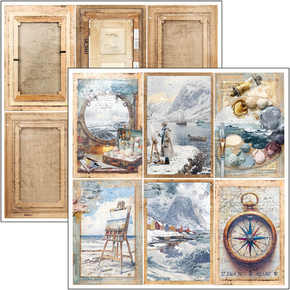 Ciao Bella An Artist Journey 12x12 Inch Paper Pad (12pcs) (CBPM092)