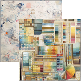 Ciao Bella An Artist Journey 12x12 Inch Patterns Pad (8pcs) (CBT092)