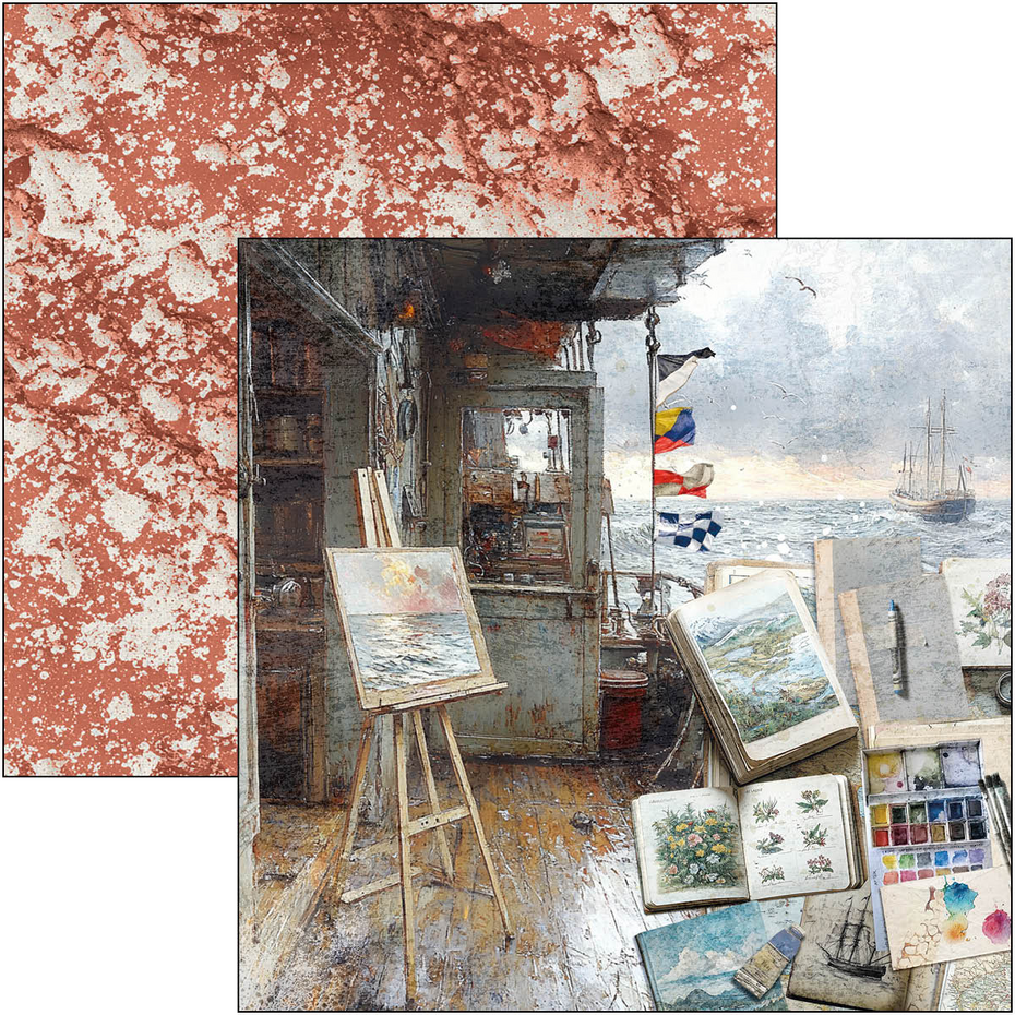 Ciao Bella An Artist Journey 12x12 Inch Patterns Pad (8pcs) (CBT092)