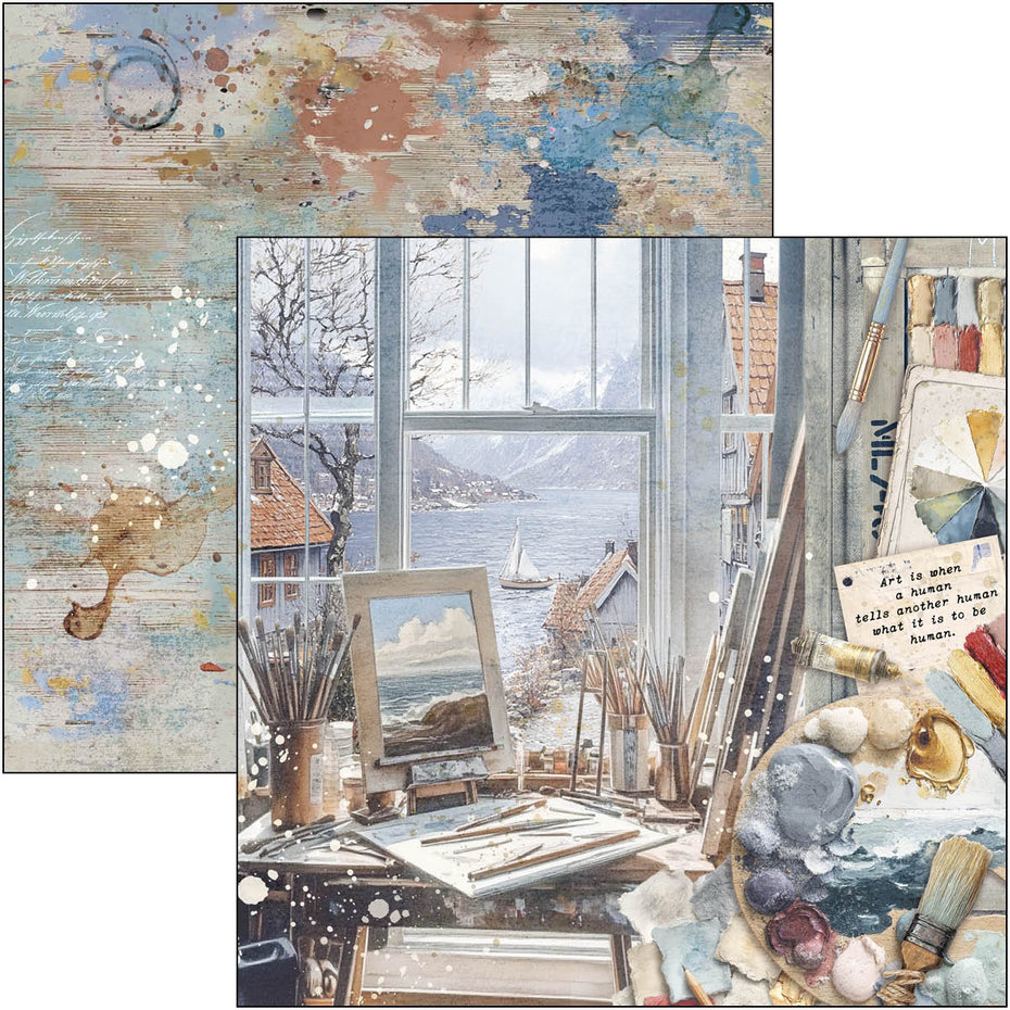 Ciao Bella An Artist Journey 8x8 Inch Paper Pad (12pcs) (CBH092)