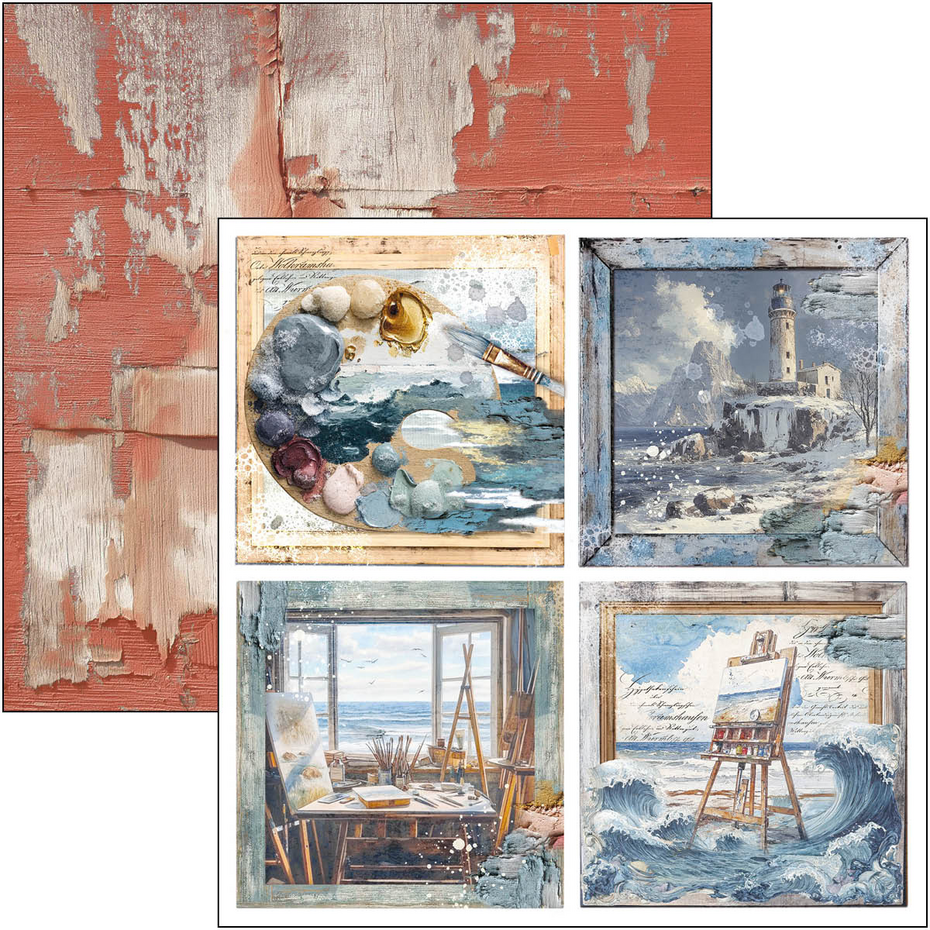 Ciao Bella An Artist Journey 8x8 Inch Paper Pad (12pcs) (CBH092)