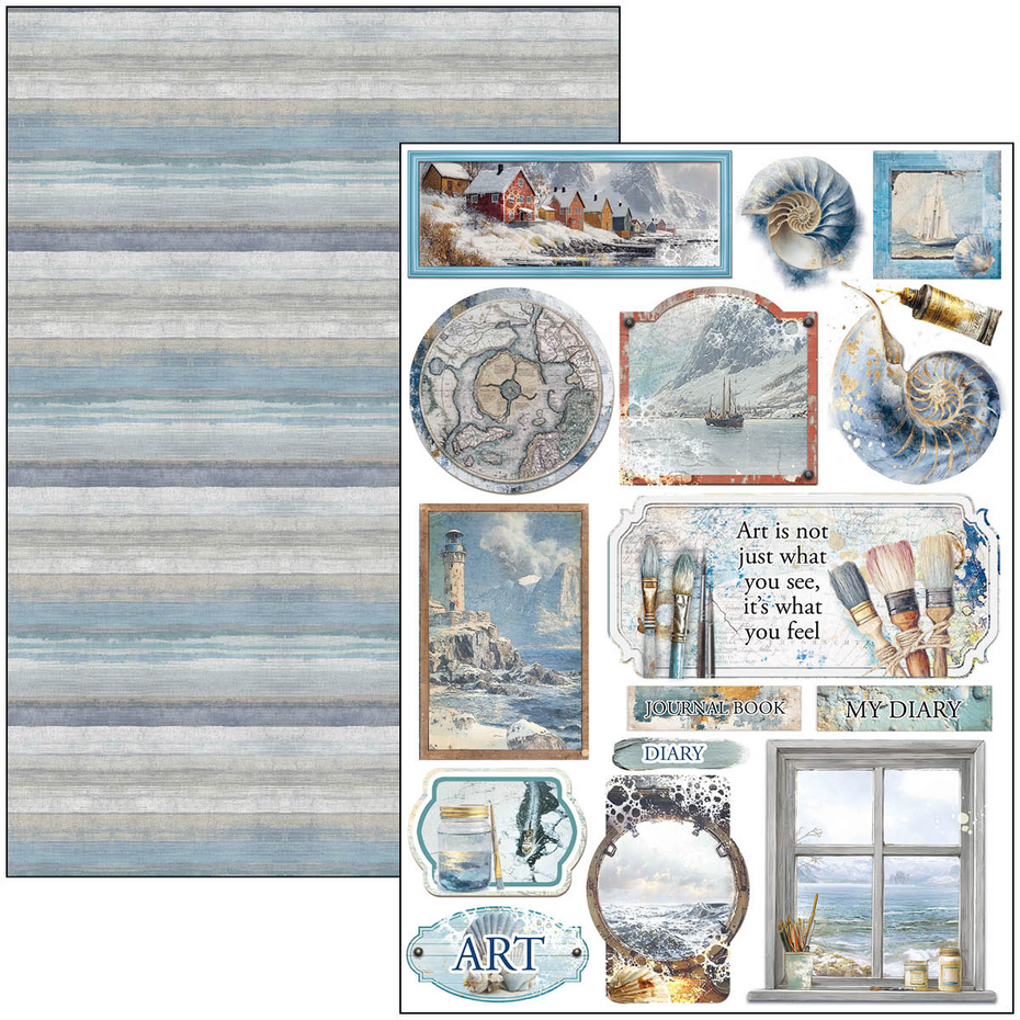 Ciao Bella An Artist Journey A4 Creative Pad (9pcs) (CBCL092)