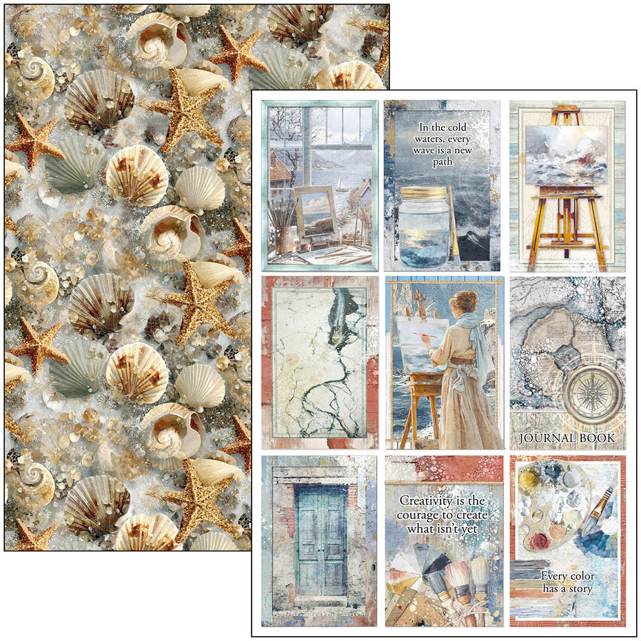 Ciao Bella An Artist Journey A4 Creative Pad (9pcs) (CBCL092)