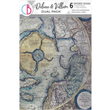 Ciao Bella An Artist Journey A4 Deluxe Paper Silver & Vellum Dual Pack Mixed (6pcs) (CBX005)
