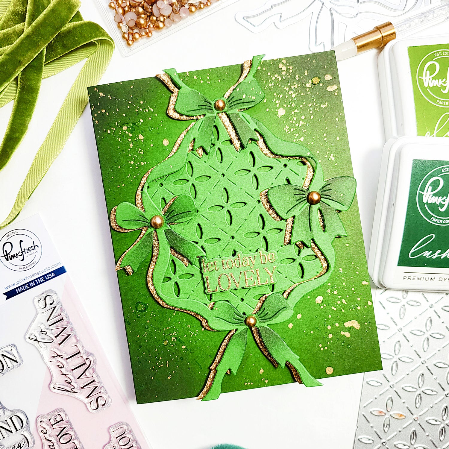 Pinkfresh Studio On My Mind stamp / Die Bundle