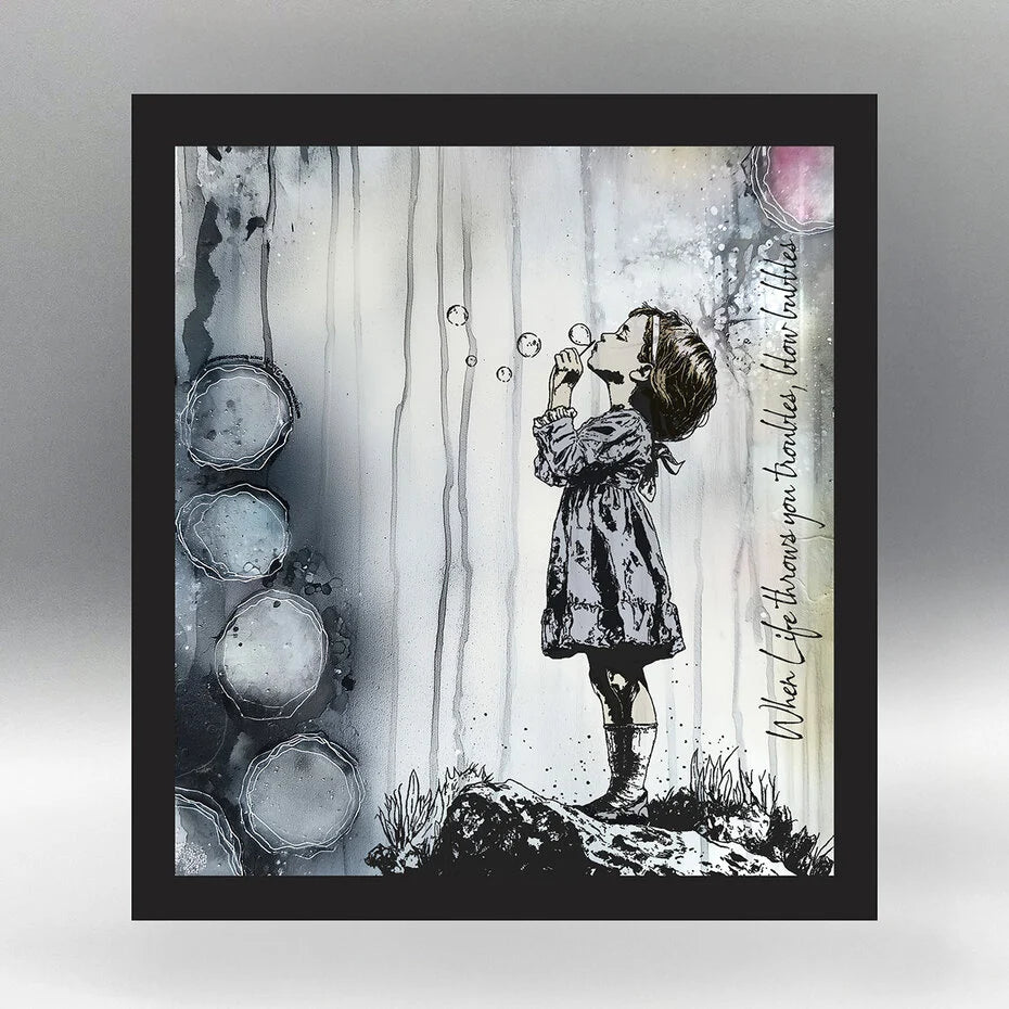 Katy Sue Designs Andy Skinner Pre Cut Rubber Stamp Set Blowing Bubbles (07-0071-AS)