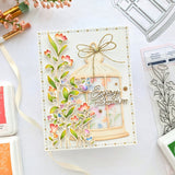 Pinkfresh Studio Humbled & Grateful stencil/Die Bundle