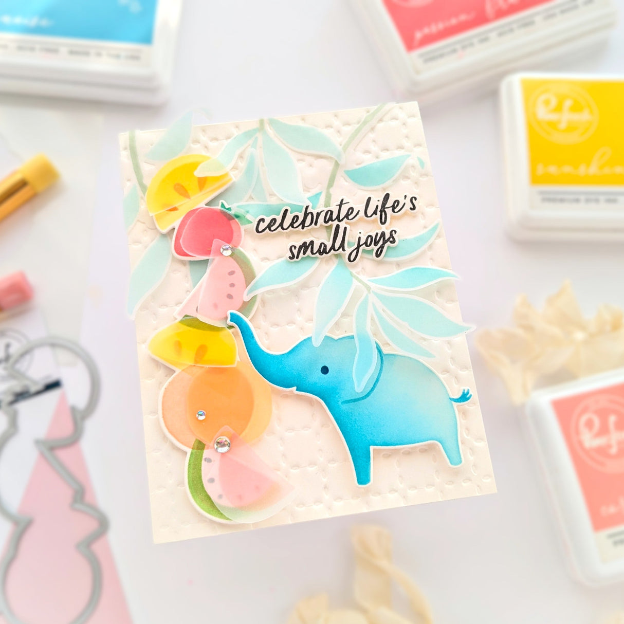 Pinkfresh Studio Sweet Safari stencil/Die Bundle