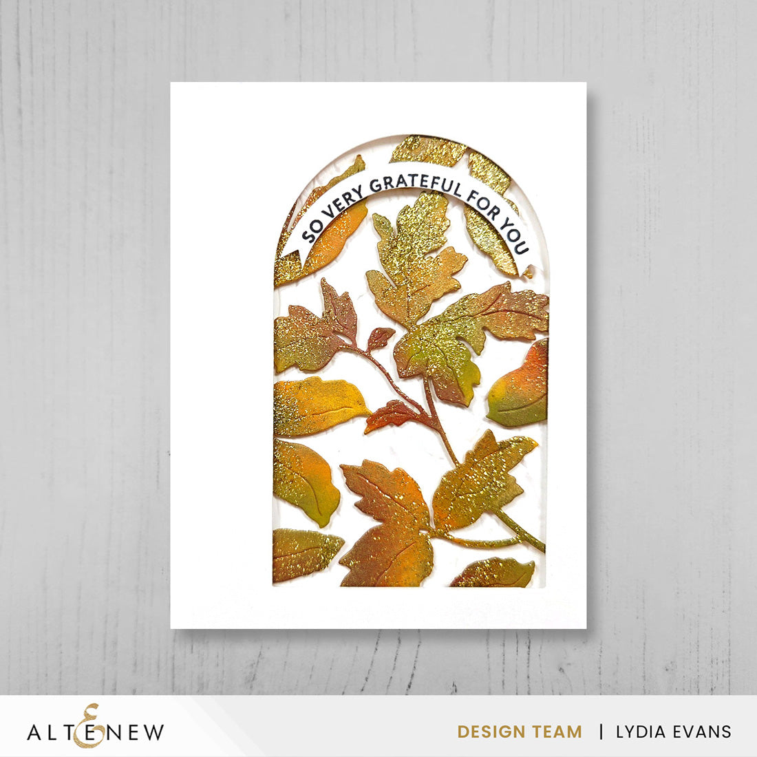 Altenew Arched Sentiments Stamp & Die Bundle